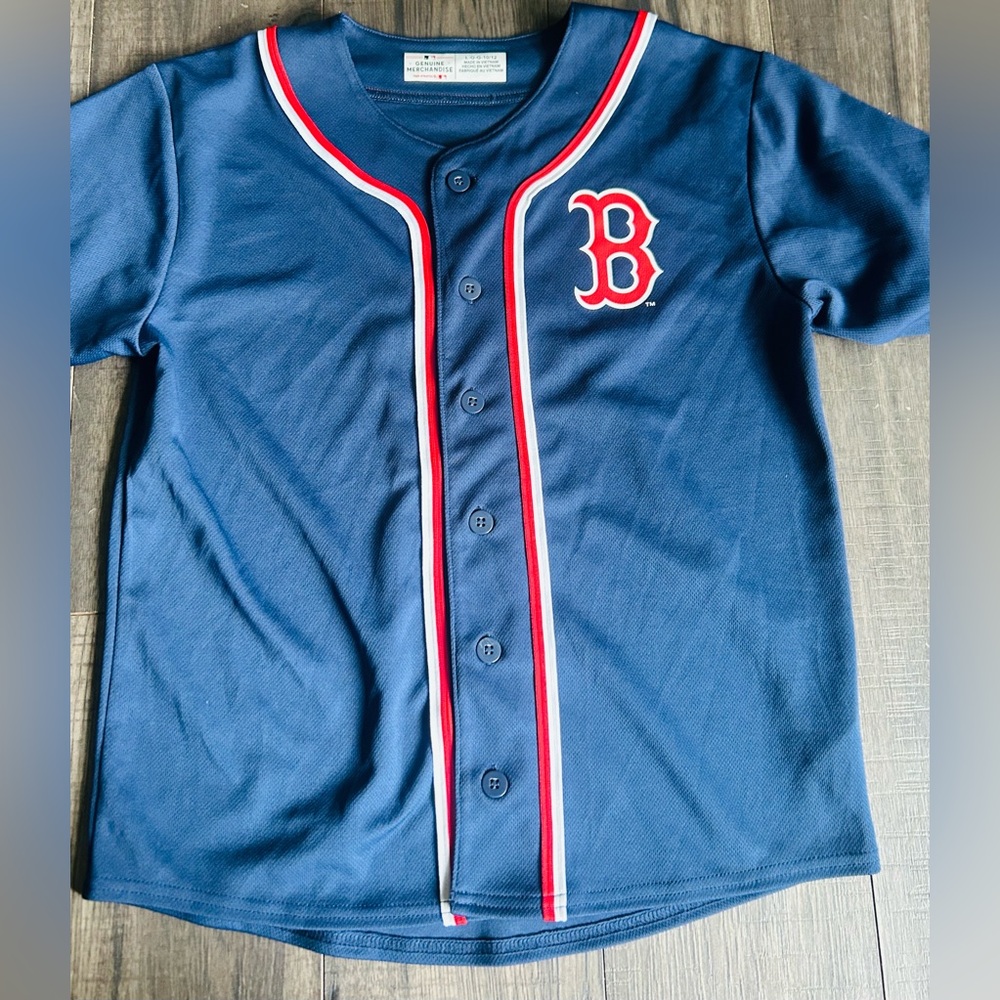 MAJESTIC Boston Red Sox official MLB merchandise youth size large (12) jersey